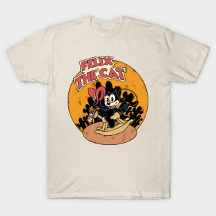 Cowboy Felix The Cat T-Shirt